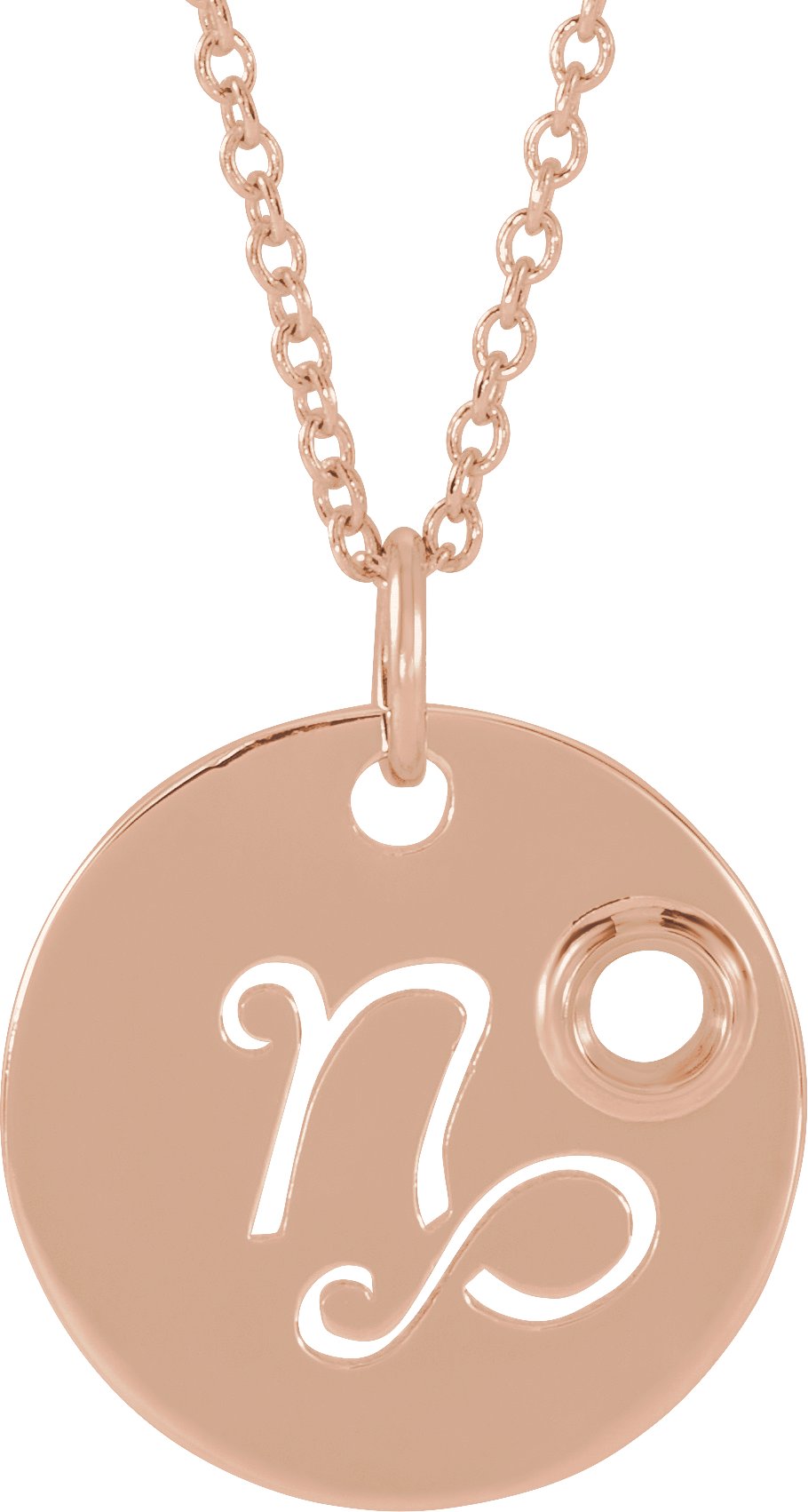 Zodiac Disc Necklace or Pendant