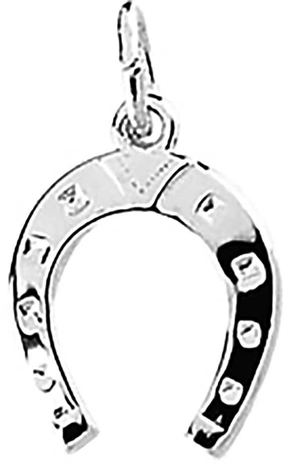 Sterling Silver Horseshoe Charm 11.75 x 11mm Ref 249044