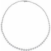 Lab-Grown Diamond Line Necklace