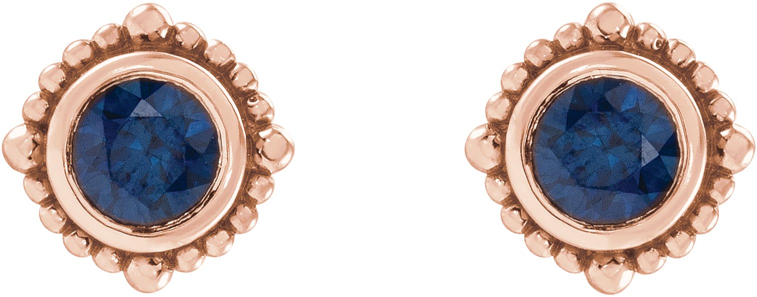 Alternative view of Beaded Halo-Style Stud Earrings