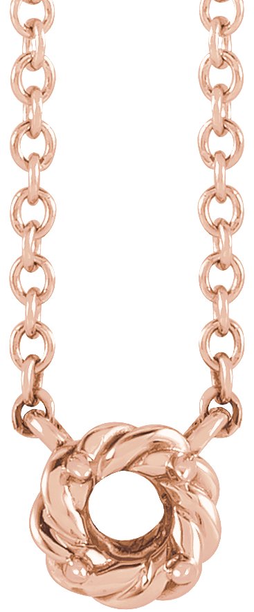 Claw-Prong Rope Necklace or Center