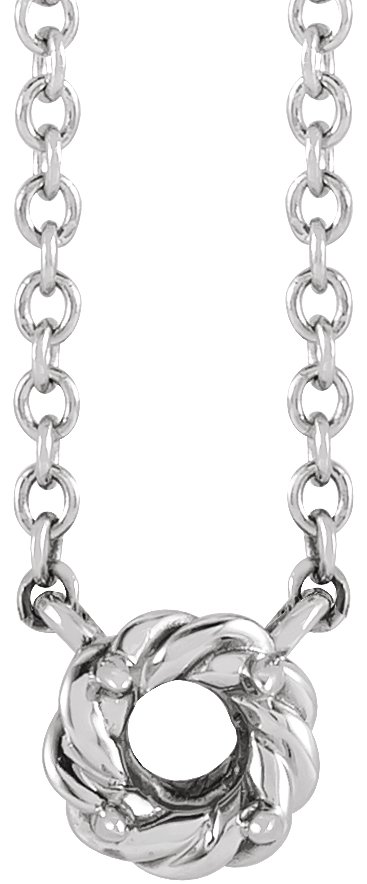 Claw-Prong Rope Necklace or Center