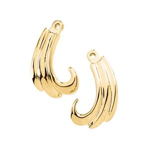 14K White Right Earring Jacket  