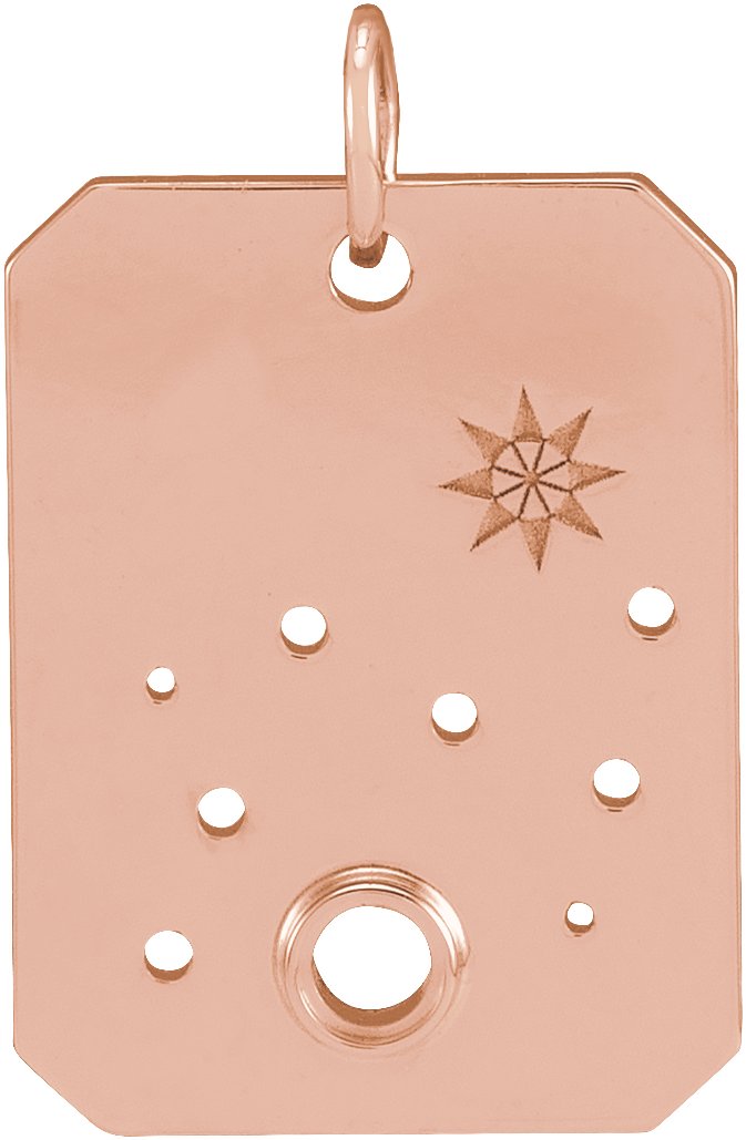 Zodiac Constellation Necklace or Pendant