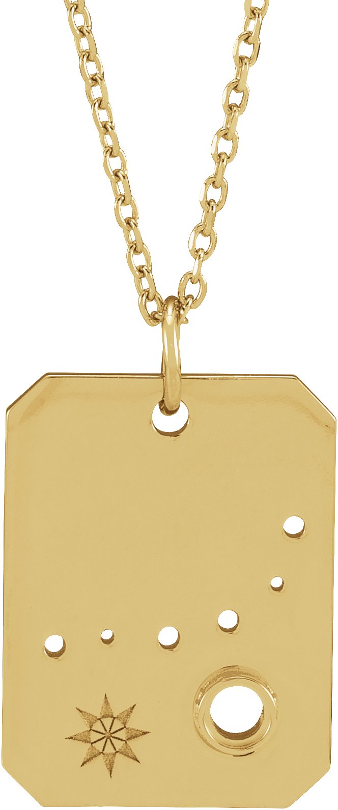 Zodiac Constellation Necklace or Pendant