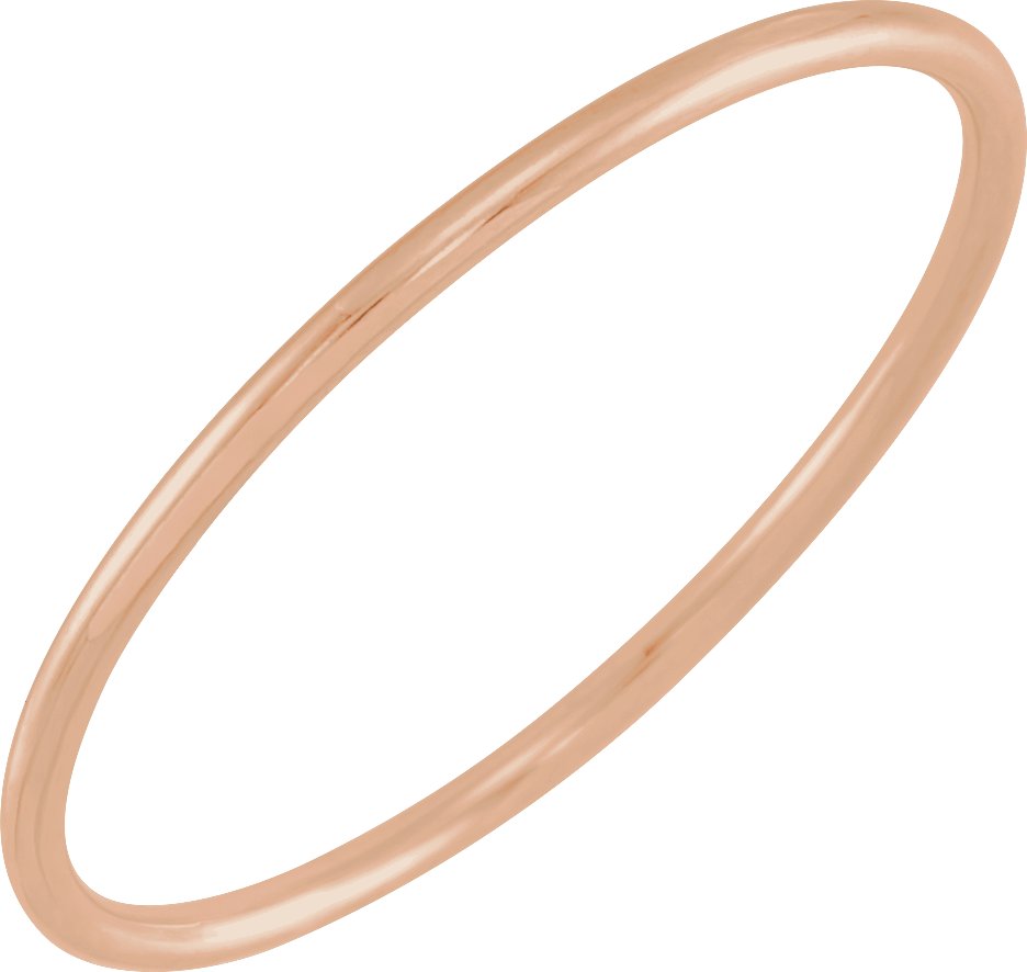 14K Rose Stackable Ring Size 3 Ref 18037593