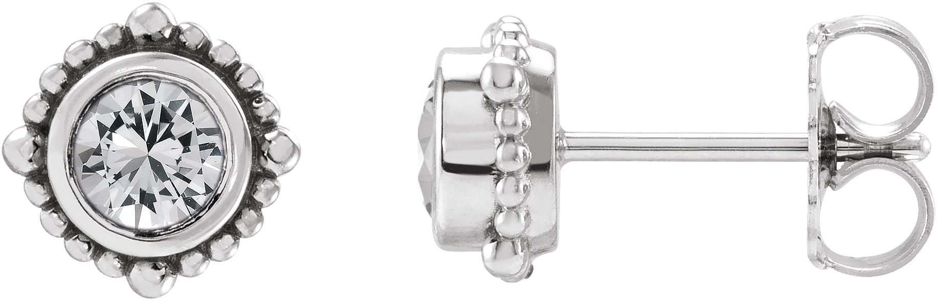 14k White Gold
