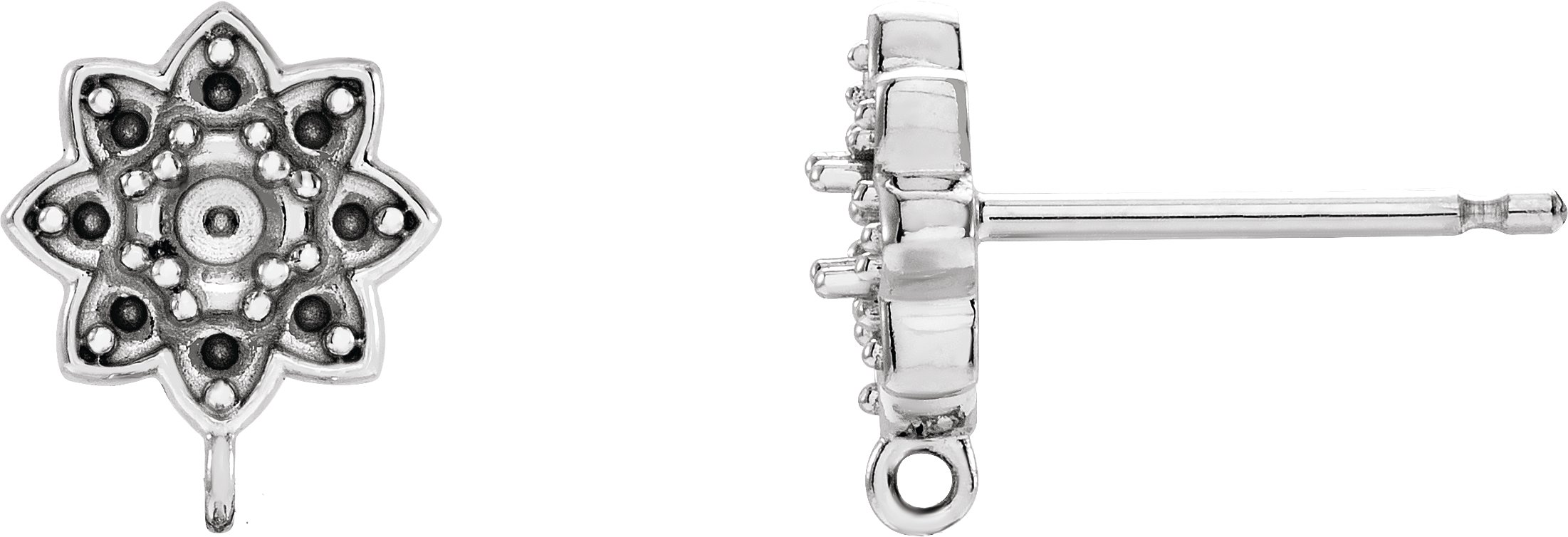 Cluster Earring Top