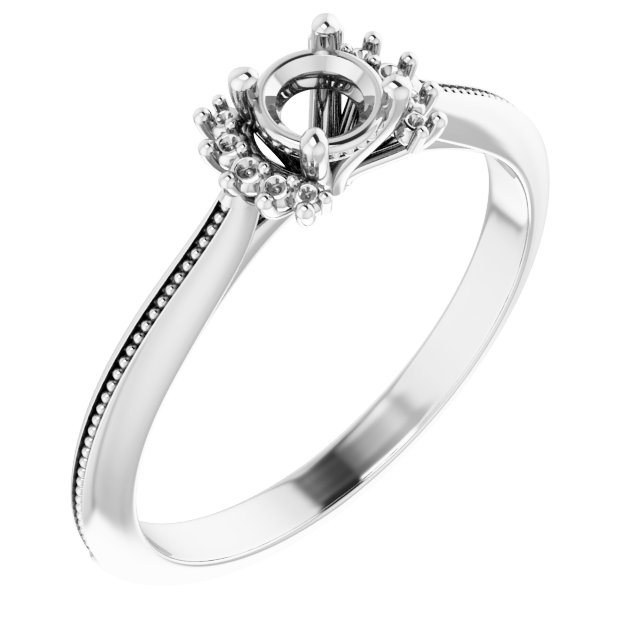 Accented Engagement Ring