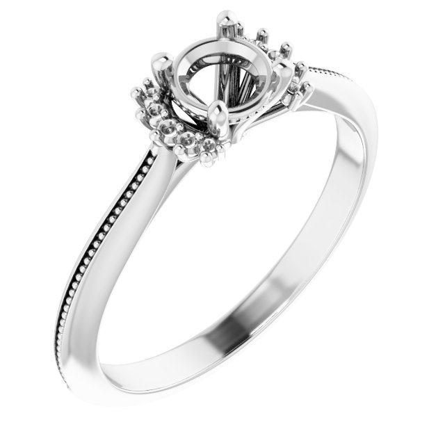 Accented Engagement Ring