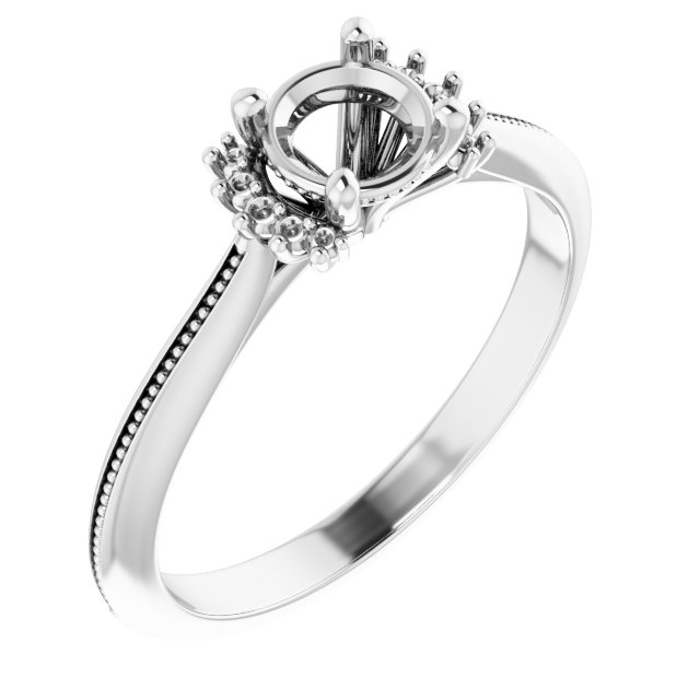 Accented Engagement Ring
