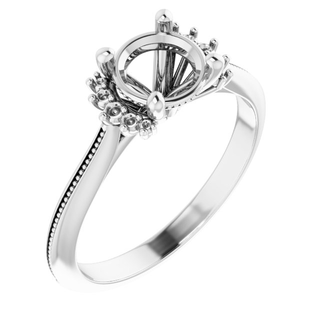 Accented Engagement Ring