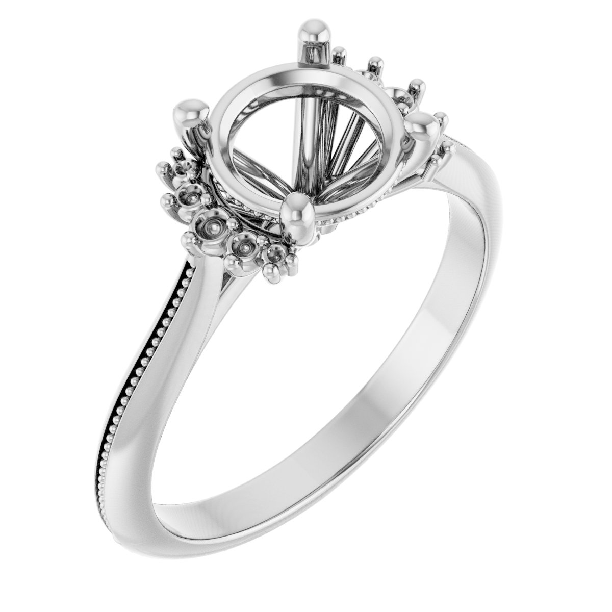 Accented Engagement Ring