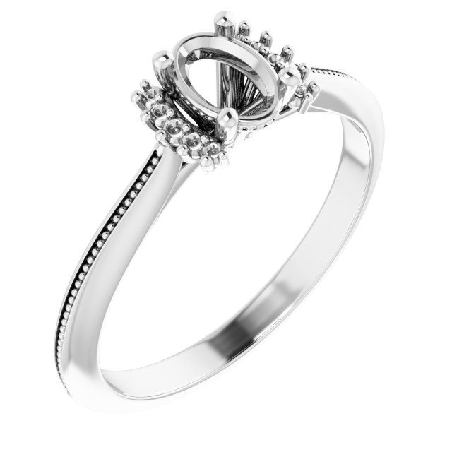 Accented Engagement Ring