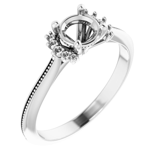 Accented Engagement Ring