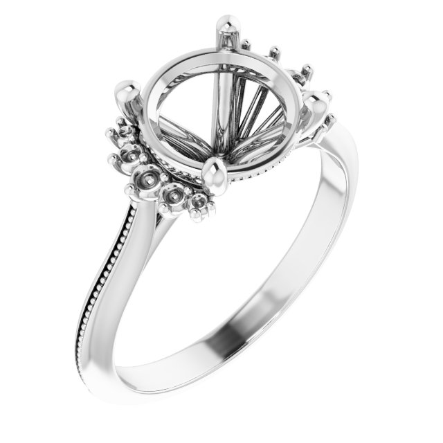 Accented Engagement Ring