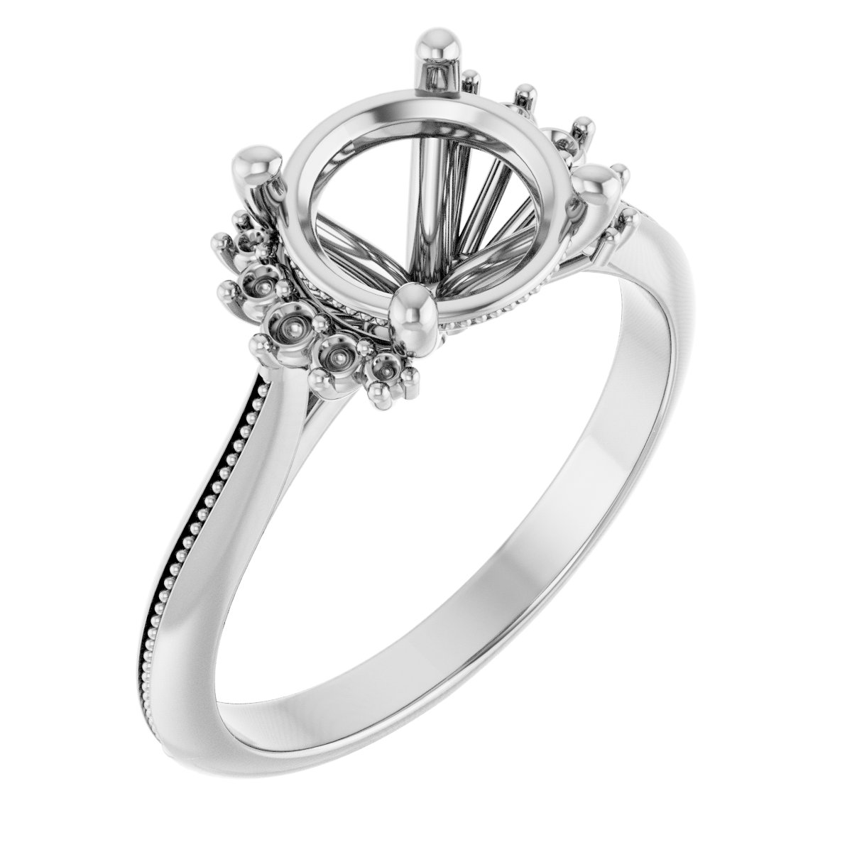 Accented Engagement Ring