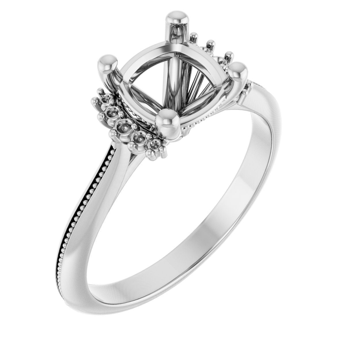 Accented Engagement Ring