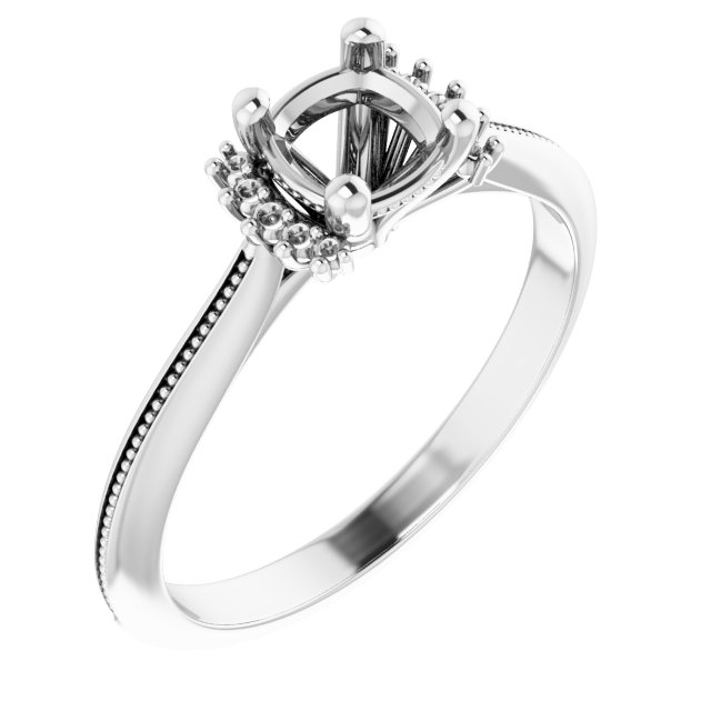 Accented Engagement Ring