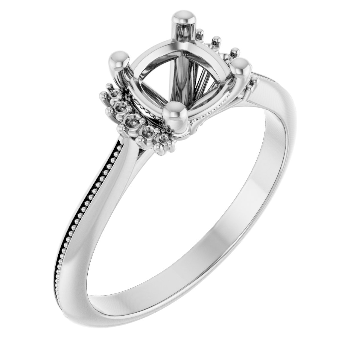 Accented Engagement Ring