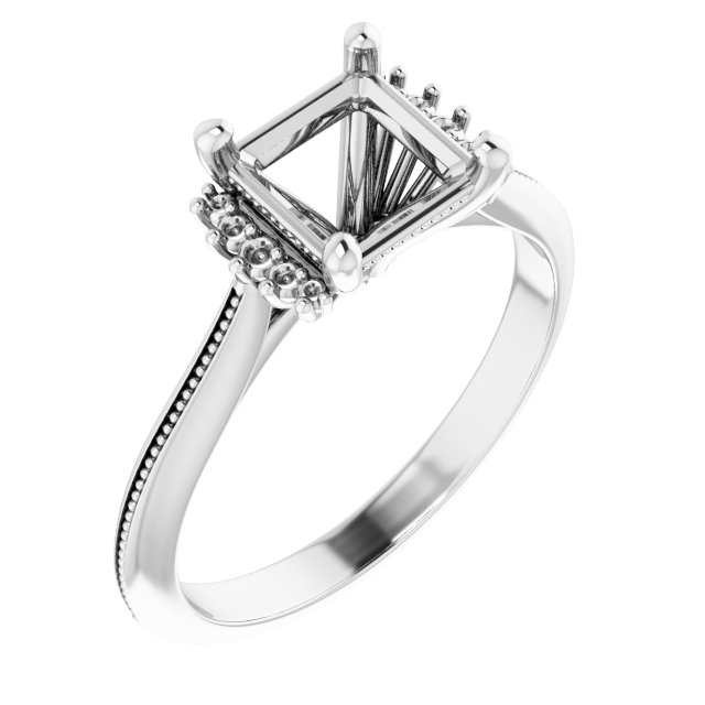 Accented Engagement Ring