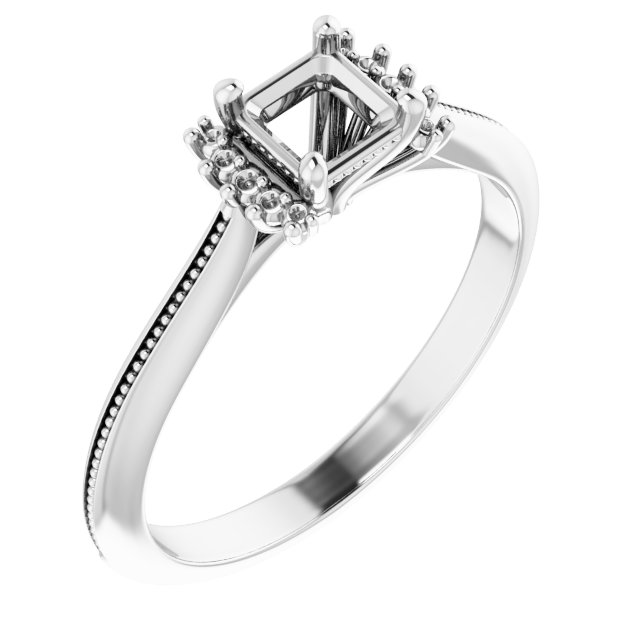 Accented Engagement Ring