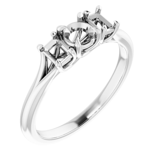 Three-Stone Engagement Ring