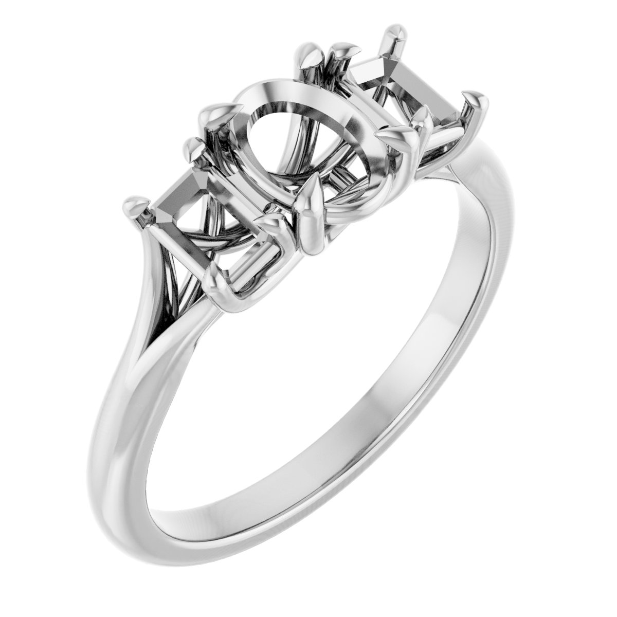 Three-Stone Engagement Ring