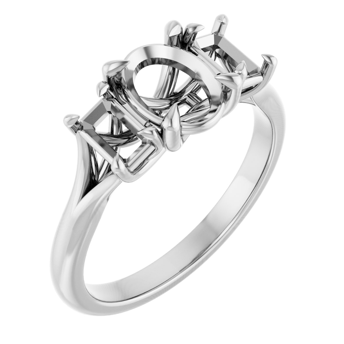 Three-Stone Engagement Ring