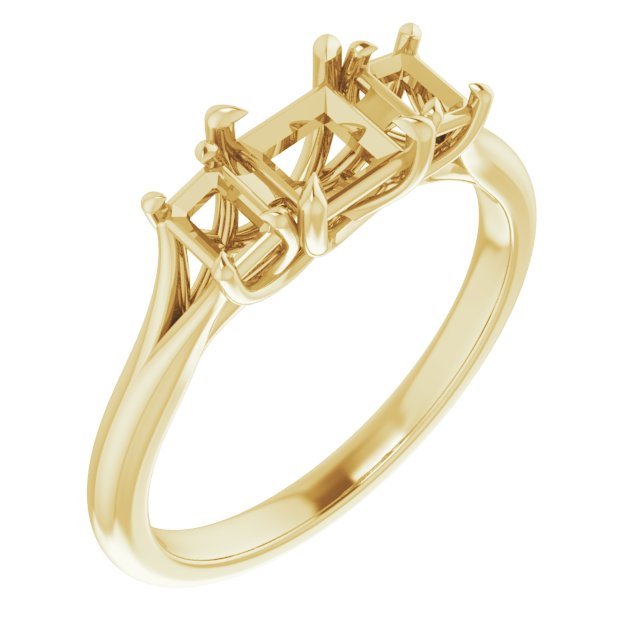 Three-Stone Engagement Ring