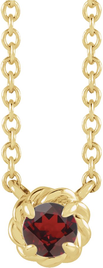 Claw-Prong Rope Necklace or Center