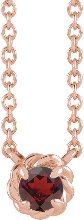 Claw-Prong Rope Necklace or Center