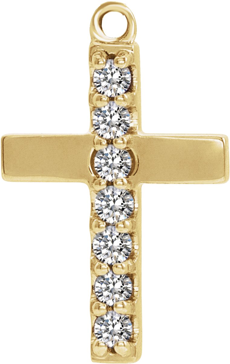 Accented Cross Dangle