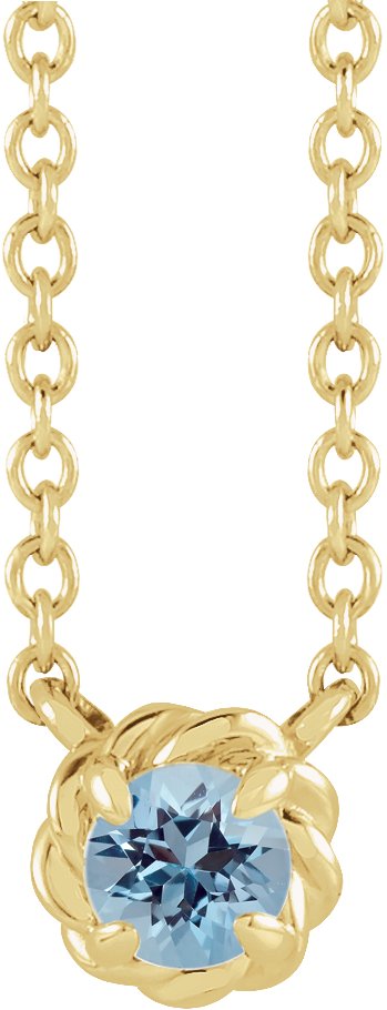 Claw-Prong Rope Necklace or Center