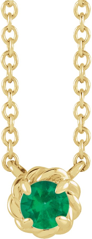 Claw-Prong Rope Necklace or Center