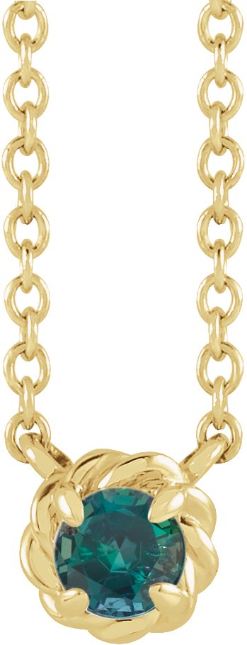 Claw-Prong Rope Necklace or Center