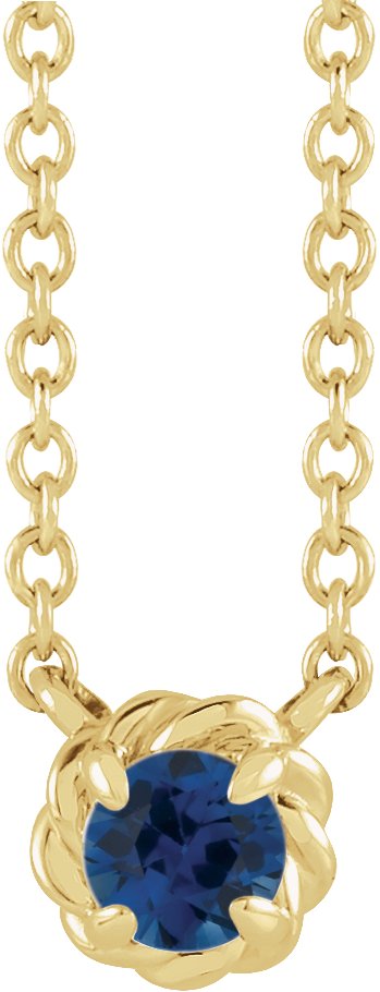 Claw-Prong Rope Necklace or Center