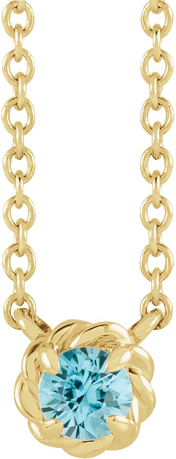Claw-Prong Rope Necklace or Center
