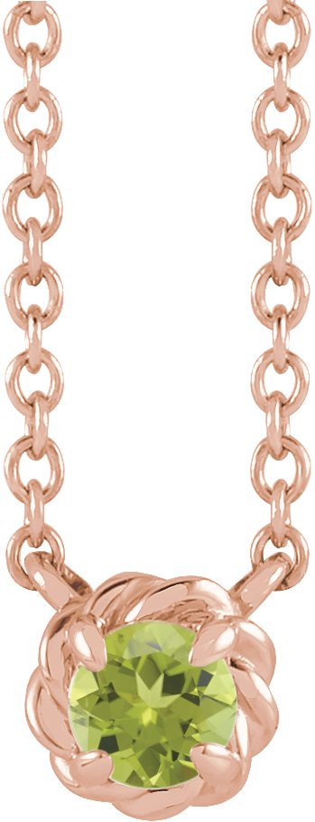 Claw-Prong Rope Necklace or Center
