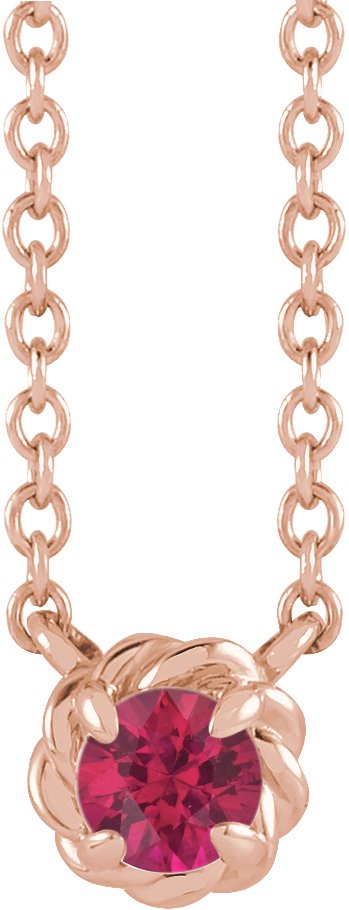 Claw-Prong Rope Necklace or Center