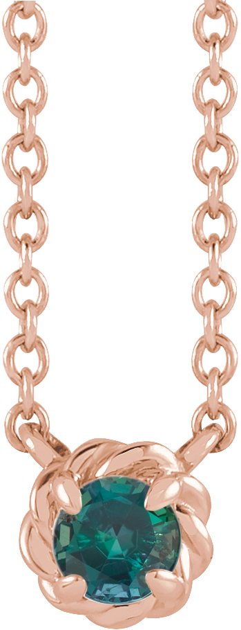 Claw-Prong Rope Necklace or Center