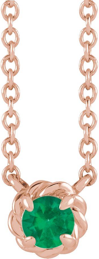 Claw-Prong Rope Necklace or Center