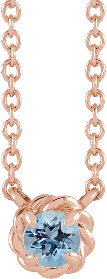 Claw-Prong Rope Necklace or Center