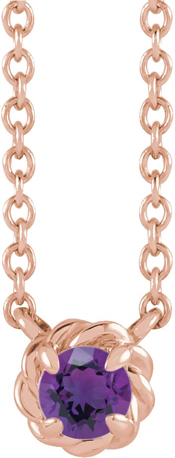 Claw-Prong Rope Necklace or Center