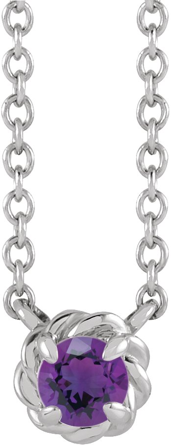 Claw-Prong Rope Necklace or Center