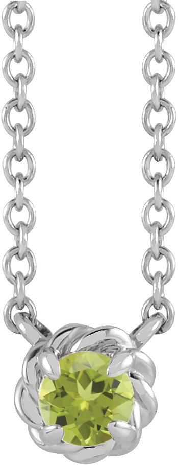Claw-Prong Rope Necklace or Center