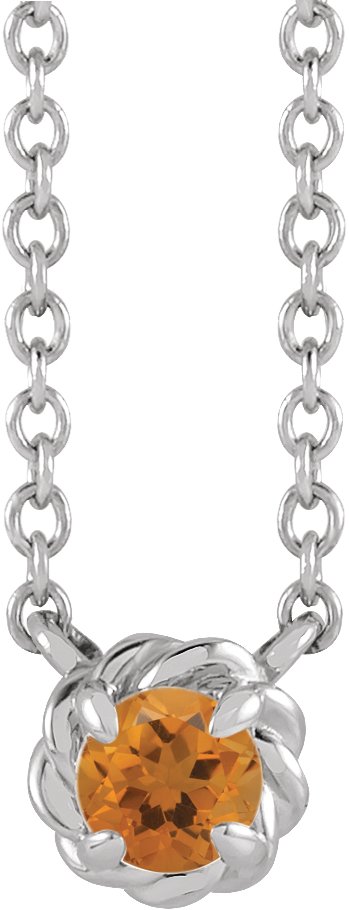 Claw-Prong Rope Necklace or Center