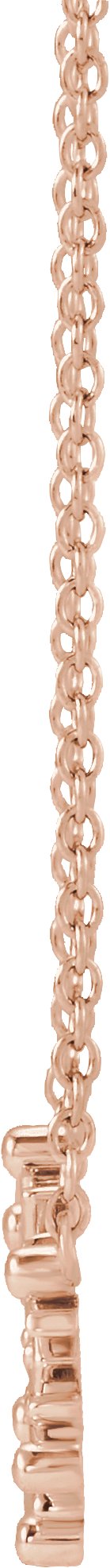 Alternative view of Petite Snowflake Necklace or Center