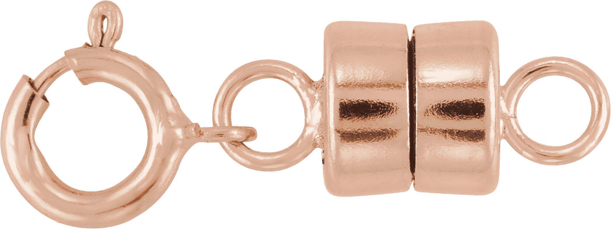 Magnetic Clasp with Spring Ring