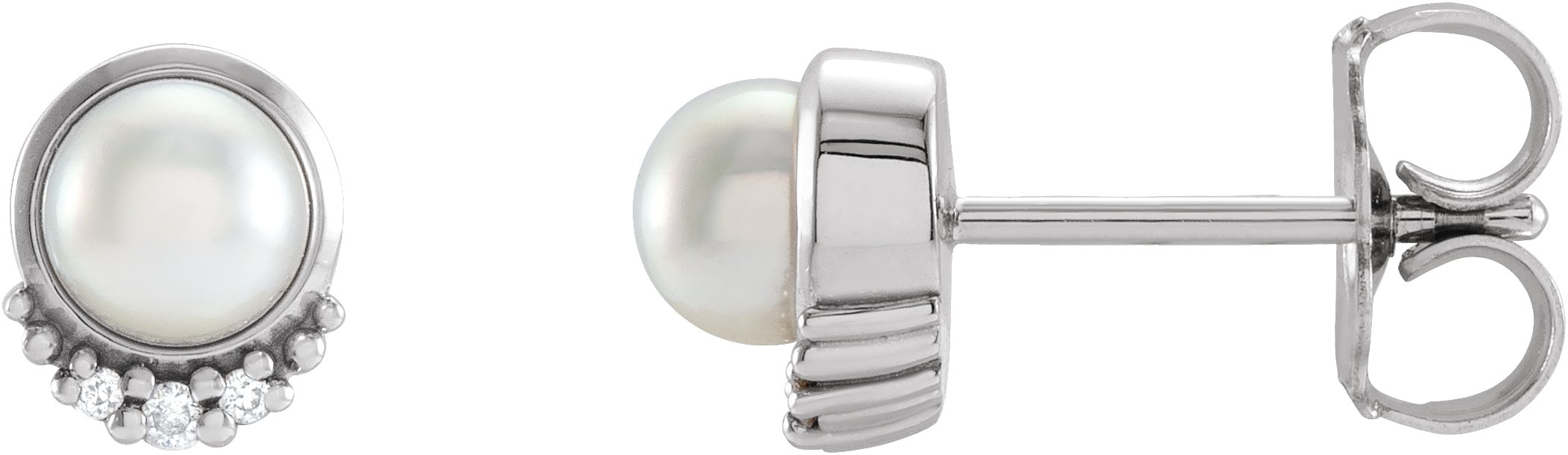 Accented Pearl Earrings